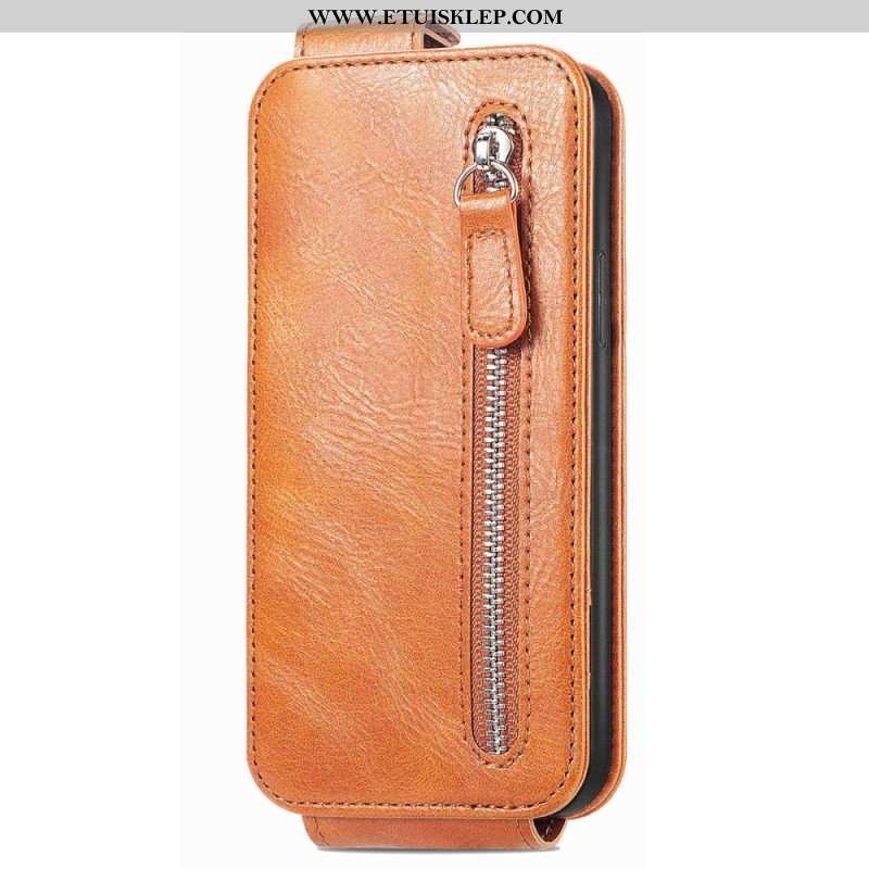 Etui Folio do Xiaomi 12 Lite Portfel Skórzany Futerał Pionowe Przerzucanie Z Portfelem